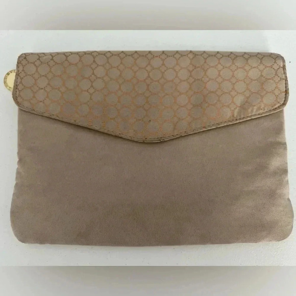 Bvlgari Fabric Cosmetic Makeup Bag, Pouch, Clutch Suede . - Picture 1 of 7